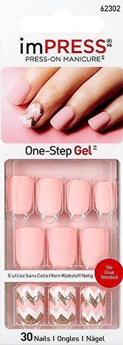 NEW KISS imPRESS "SYMPHONY" Matte Color Nails by Broadway Press-On Manicure