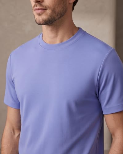 Image of NOBERO 100% Cotton T Shirts for Men Stylish | Regular Fit | Solid T Shirts for Men 180 GSM Combed Cotton | Round Neck Half Sleeve