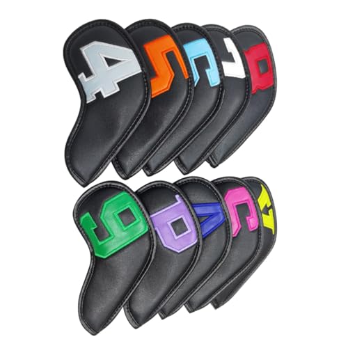 Housses de tête de golf : lot de 10 protections étanches pour fers et putters de golfeurs