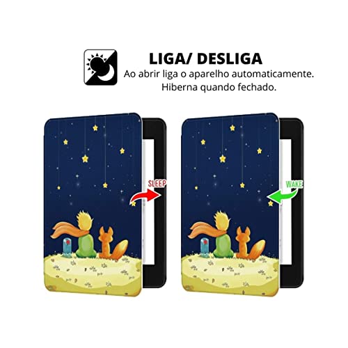 Capa Kindle 11ª Geração 2024 e 2022 (C2V2L3 e RS23CV) - Rígida - Sistema de Hibernação - Fechamento