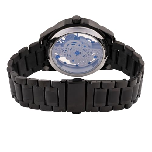 Image of French Connection Cosmos | Skeleton Dial | Stainless Steel Strap | Quartz Watch for Men - FCK1BM