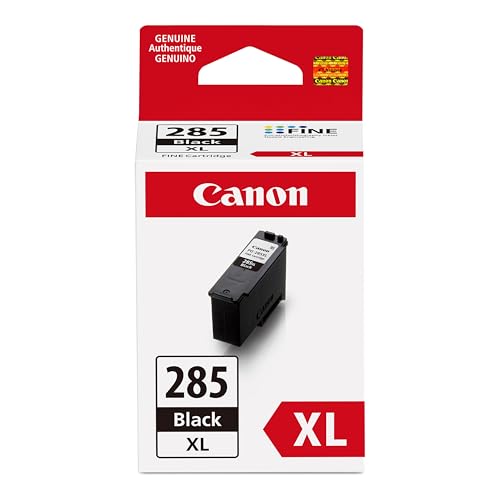 PG-285 Noir Canon cartouche encre authentique XL haute capacité pour textes nets sans bavure