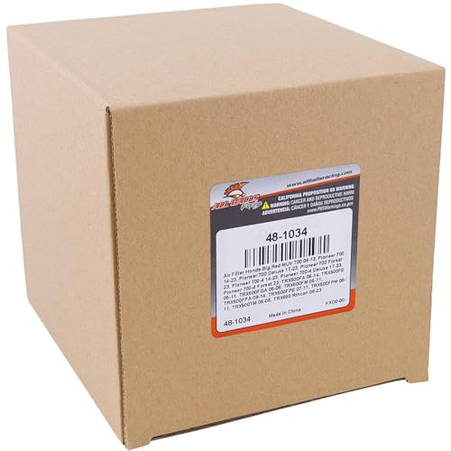 All Balls Racing 48-1034 Air Filter Kit Compatible With/Replacement For Honda Big Red MUV 700 2009-2013, Pioneer 700 2014-2021, Pioneer 700 Deluxe 2017-2021, Pioneer 700-4 2014-2021, TRX500FA - Thumbnail 6
