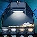 Imagen de Shayson Ventilador Portatil 20000mAh Camping Ventilador USB con Luz LED