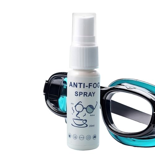 Spray Antivaho Para Gafas - Líquido Antivaho Para Gafas Y Cristales 20ml - Limpia Cristales Sin Rayaduras, Efecto Duradero - Para Gafas De Sol, Parabrisas Y Natación