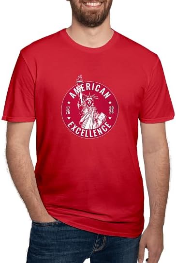 CafePress America250: American Excellence Men's Classic T Shirt Men's Semi-Fitted Classic Cotton T-Shirt