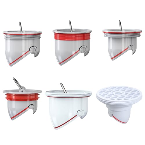 Núcleos Antiodor para Desagüe de Piso, Preventor de Retorno, Tapones Desodorizantes, Captadores de Cabello para Cocina, Baño y Lavandería miniatura 3