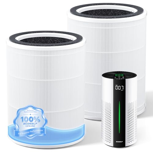 Image of Original Replacement Filter for HAP609 Air Purifier - Efficiently Removes Dust Pollen Smoke and Pet Dander - Keeps Your Home Air Fresh and Clean, 2 Pcak, White