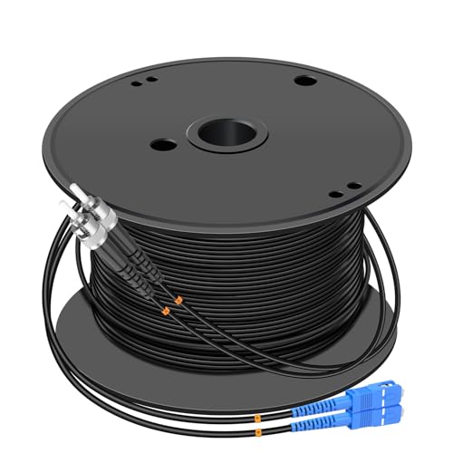 400M SC to ST outdoor armored duplex fiber optic jumper