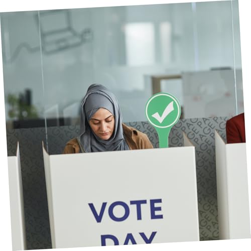 3 paletas de votación para aula y eventos, colores surtidos miniatura 4