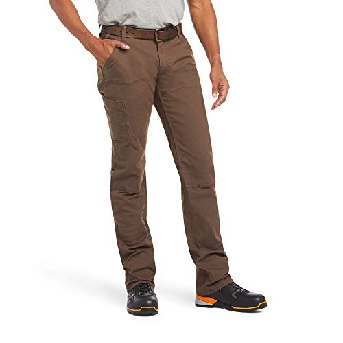 Image of Ariat Men's Rebar M4 Low Rise DuraStretch Made Tough Double Front Stackable Straight Leg Pant