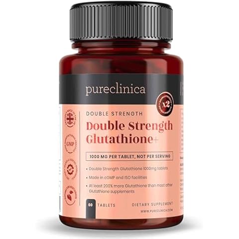 Pureclinica 1000mg Glutathione Antioxidant Tablets Cover