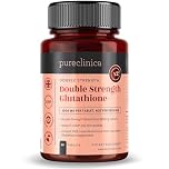 Glutathione 1000mg - 60 Tablets (1-a-Day) by Pureclinica | High Strength with 500mg Glutathione, 300mg Alpha Lipoic Acid & 200mg Vitamin C per Tablet | Antioxidant & Detox Support
