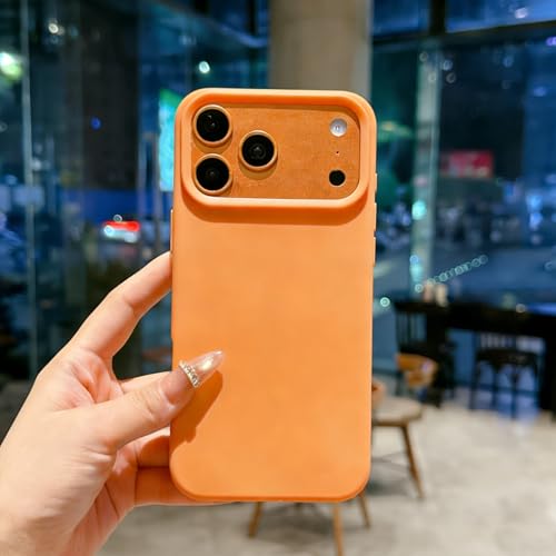 Coque antichoc iPhone 14 Pro Max orange pour stopper les bris