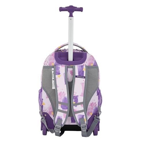 Image of Travelers Club 4 Piece Rolling Backpack Set With Accessories, Water
