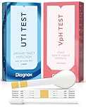 Diagnox UTI & Vaginal pH Test Bundle for Women – Clinical Grade Accuracy – 3 UTI Test Strips & 3 Vaginal pH Test Strips – Yeast Infection Test Kit