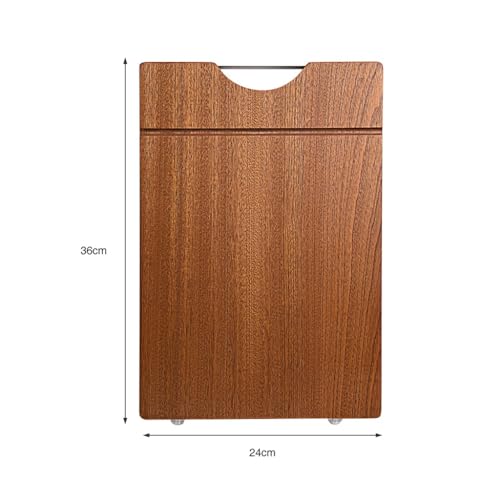 Planche à découper en bois stable qui ne glisse pas pour cuisiner serein