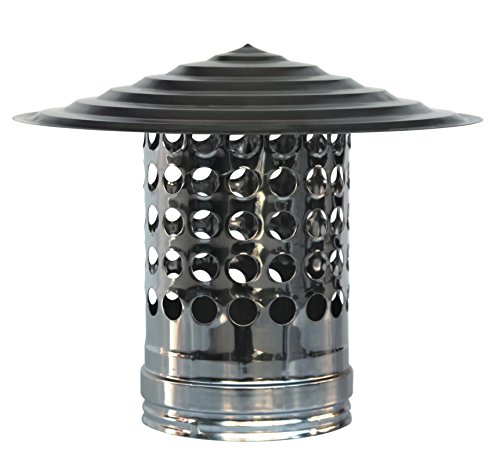 Cappellino Femmina Smaltato Ø80mm - Per Caminetti E Stufe A Pellet, Resistente 850°C - Foto 9