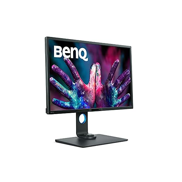 BenQ PD3200Q - Monitor Profesional para Diseñadores de 32" 2K QHD (2560x1440, 100 % Rec.709/sRGB, CAD/CAM, Hotkey Puk, HDMI, DP, DVI-DL, Altura Ajustable, Low Blue Light, Flicker-free) - Negro /Gris - Image 4