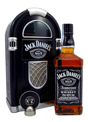 Jack Daniel's Jukebox Pack - Estuche de Jack Daniel's Old N. 7 Gramola antigua - 1 Botella de 700 ml