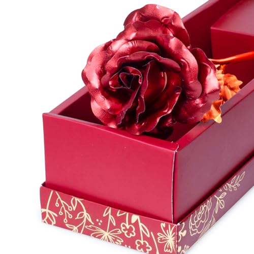 Next Bazaar Artificial Heart Shape Box and Teddy, Rose Floral Scented Bath Soap Rose Flower Petals and Rose Combo Pack (Red, 3 Pieces) - Valentine Day Gift, Artificial Flowers Aluminum