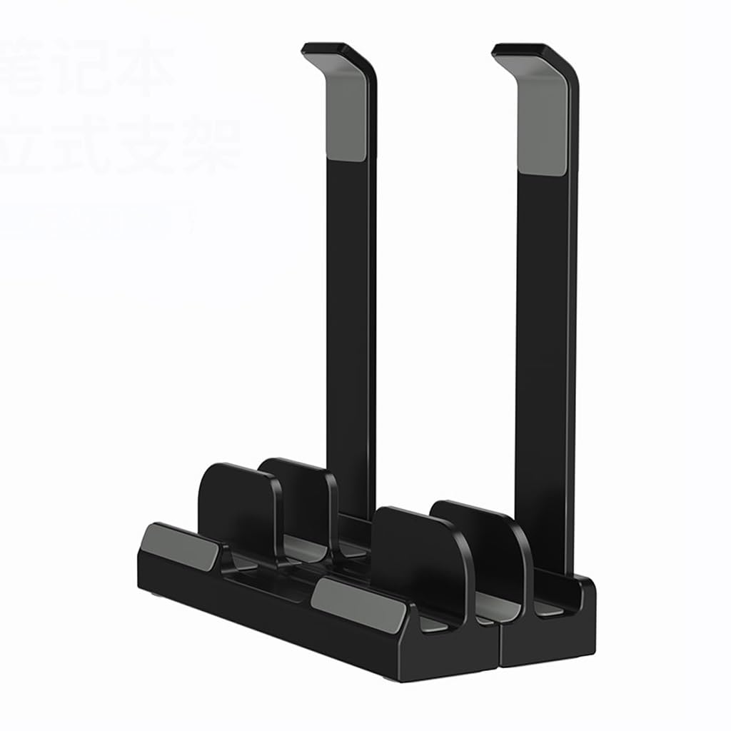Laptop Stand Desktop Storage Vertical Stand Dual-Purpose Vertical Stand Heat Dissipation Adjustment Stand White-Fruit peach5 D 20cm