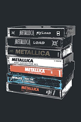 Rock Off Metallica 'Cassette' (Black) T-Shirt2