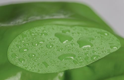 aZengear Repair Patches for Jackets, Tent, Shoe Toe, Air Mattress, Inflatables, PVC Gear - Waterproof, Self-Adhesive, Tear-Cold-Heat-Resistant, Down Puffer Coat (11 Pcs, Cool Green)