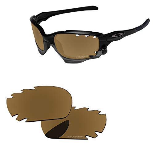 Image of Polarized Lenses Replacement for Oakley Racing Jacket /Jawbone Vented Sunglasses Frame 2 Pairs Packed