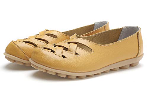 Image of VenusCelia Women's Braided-Nests Walking Flat Loafer