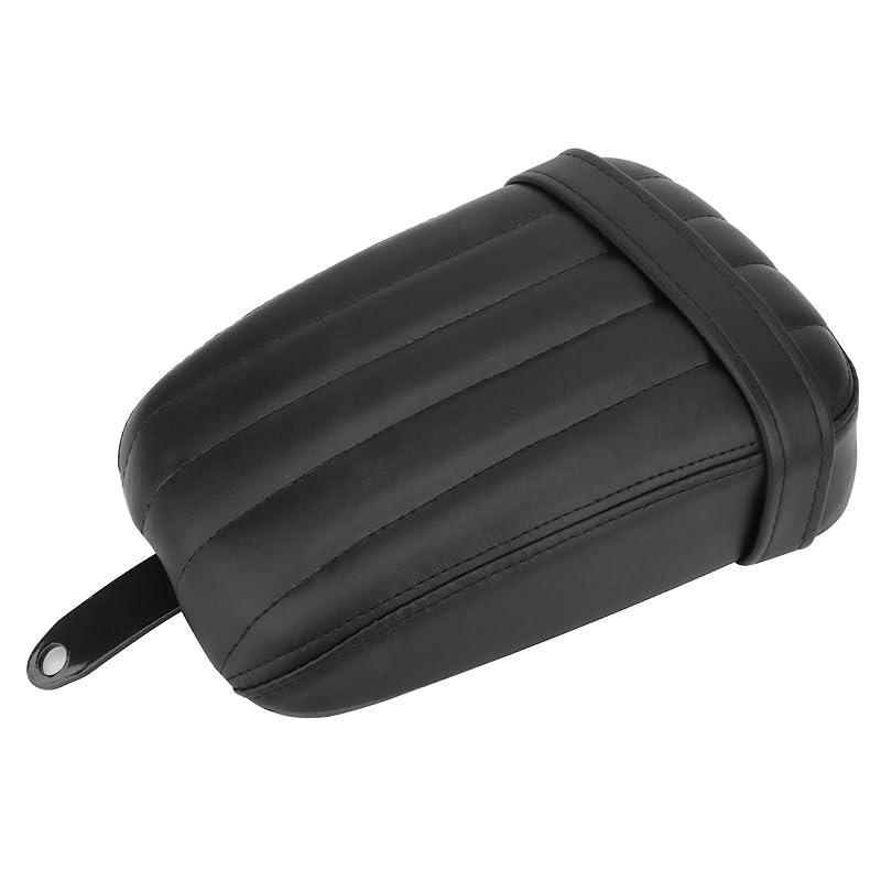 Selle passager noire Softail Street Bob coussin arrière moto FXBB