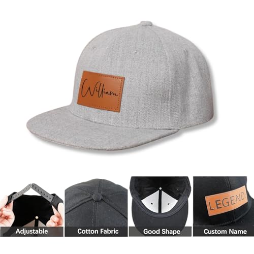 Personalized Toddler Baseball Cap, Custom Name Baseball Caps with Adjustable Snapback, Sun Hat Truck Cap4