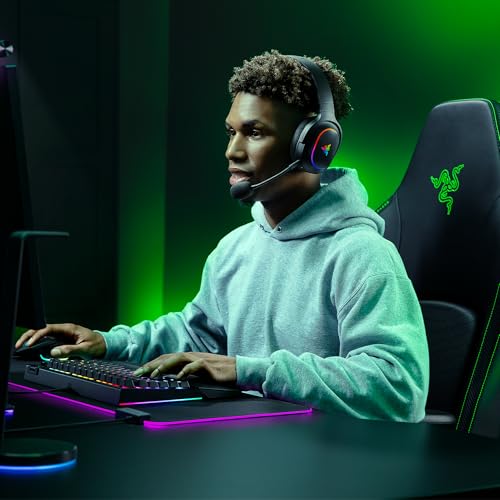 Barracuda X Chroma - Cuffie da gioco wireless multipiattaforma con 6 zone Chroma RGB (SmartSwitch Hyperspeed e Bluetooth, driver da 40 mm, microfono cardioide HyperClear staccabile) Nero - Cuffia gaming - Immagine 16
