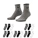Produktbild Nike 6-18 Paar Socken Damen Herren Weiß Schwarz Kurz Sportsocken Größe 34 36 38 40 42 44 46 48 50 Sparset SX7677, Größe:34-38, Sockenfarbe:5 Paar weiss - 5 Paar grau - 5 Paar schwarz