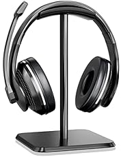 Gvolatee Headsethouder, afneembare headset-standaard met TPU antislip siliconen voor alle headsets, voor over-ear hoofdtelefoon en gaming-hoofdtelefoon, geschikt voor tafel, vitrine