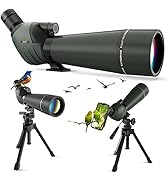 Emarth 20-60x80 HD Spotting Scopes for Target Shooting, Spotter Scope for Shooting Range Bird Wat...