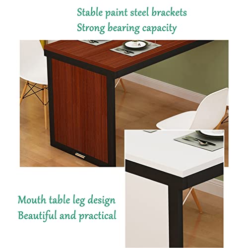 Table murale pliante pour petits espaces et bureau à domicile compact