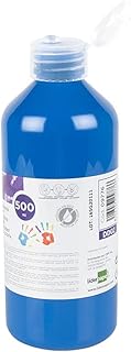 Pintura dedos liderpapel botella de 500 ml azul