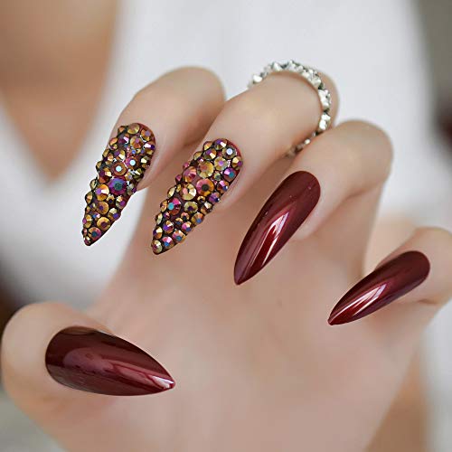 Coolnail Rose Hot Red Nail Long Sharp He Buy Online In Guyana At Desertcart