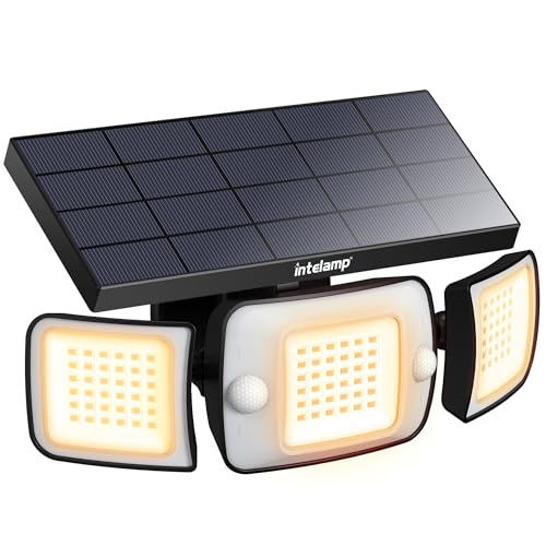 Lampe solaire exterieur avec detecteur de mouvement pour sécuriser une entrée sombre
