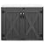 DWVO 35 Cu Ft Storage Shed with Unique X-Shaped Lockable Door, Outdoor Weatherproof Resin Shed Without Shelf for Waste Bins, Bicycles, Gardening & Lawn Equipment, Dark Gray