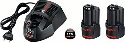 Bosch Professional Akku Schlagbohrmaschine GSB 12V-15 (2x 2,0 Ah Akku, 12 Volt, max. Bohr-Ø Holz: 19 mm, in L-BOXX)+Bosch Professional 43tlg. Schrauber Bit Set (Zubehör für Elektrowerkzeuge) – Bild 3