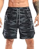 Mehrere Designs: Training shorts mit seitentaschen und integrierten taschen,schnell trocknendes material für eine bequemepassform,eingebaute shorts mit passform unterstützen die oberschenkelmuskulatur und verbessern die Leistung.