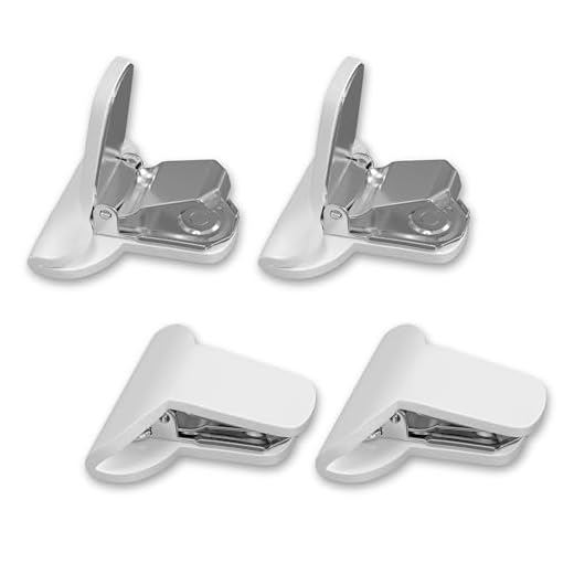 FRESH IDEAS Padded Clips – Blanket Fasteners Prevents Comforters from Shifting Inside Duvet Cover Bedding Accessories, 4-Pack