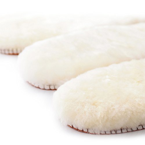 Image of Australian Sheepskin Insoles, Thick and Warm Wool Insole, Women Men Replacement Insole (8 M US Men)