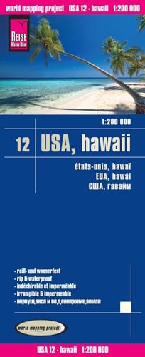 Reise Know-How Landkarte Usa 12, Hawaii 1 : 200 000