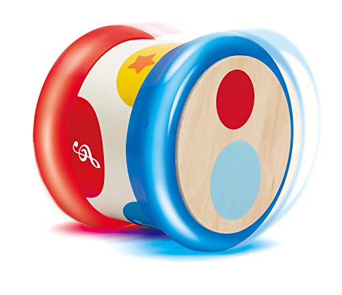 Hape Baby Drum | Colorful Rolling Drum Musical Instrument Toy for Toddlers, Rhythm & Sound Learning, Battery Powered (E0333) by Hape - Image 7