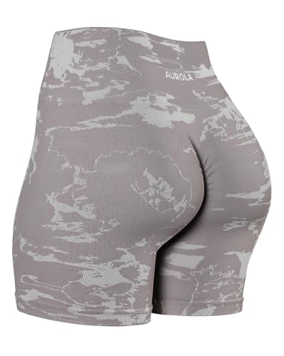 Image of AUROLA Serpent Women's Scrunch Biker Shorts Seamless Workout Shorts