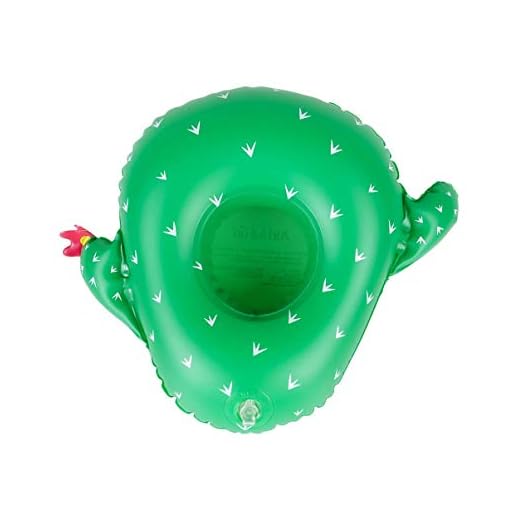 Airmyfun Posavaso Inflable Para La Piscina O La Playa - Cactus 28X23Cm
