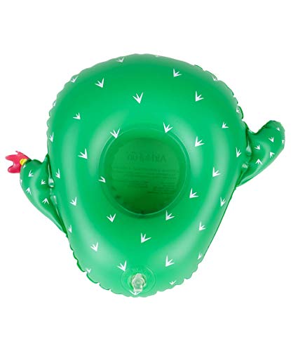 Airmyfun Posavaso Inflable Para La Piscina O La Playa - Cactus 28X23Cm